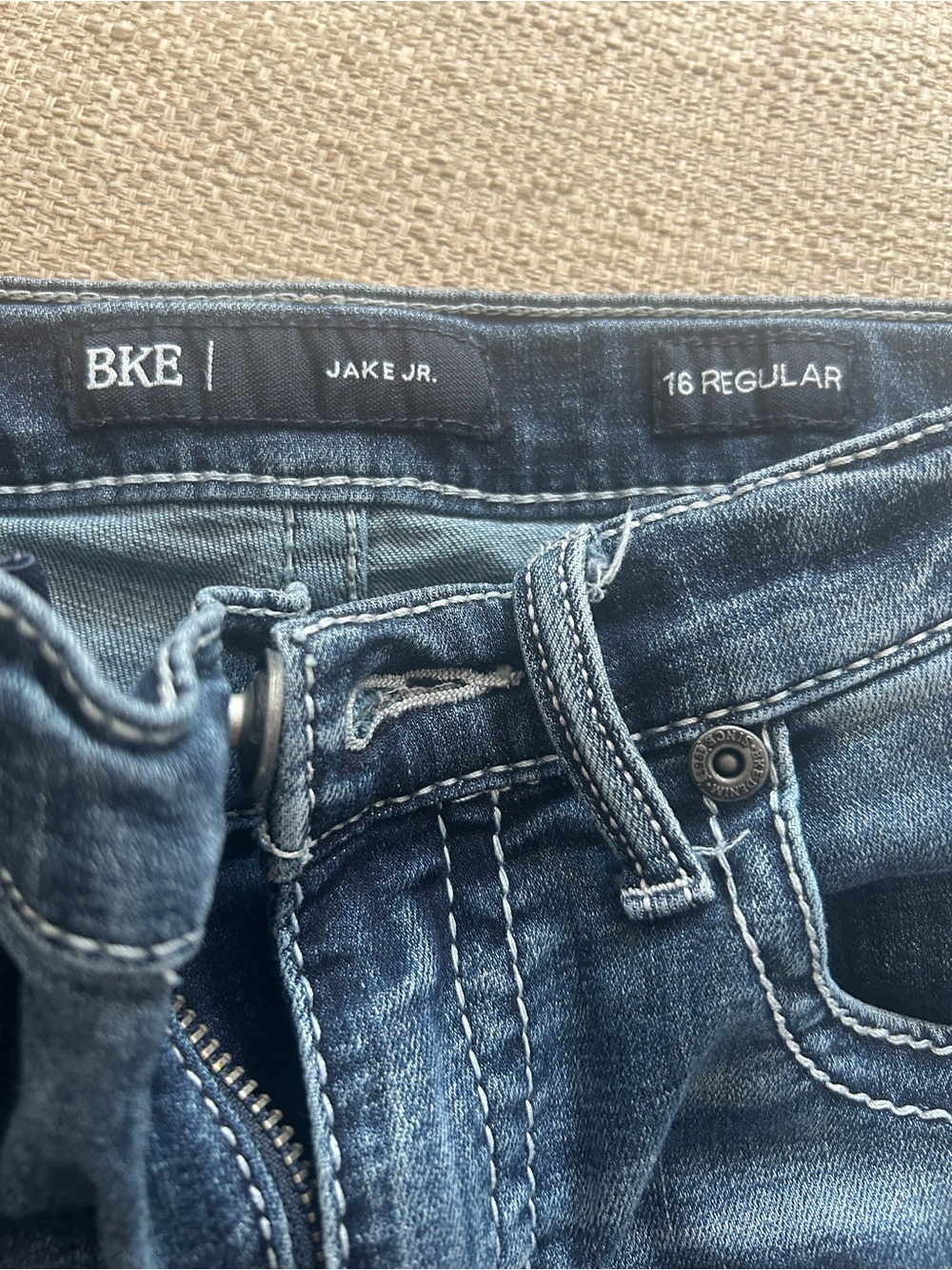 BKE Jake Jr. Slim Men’s Jeans in Faded Blue
